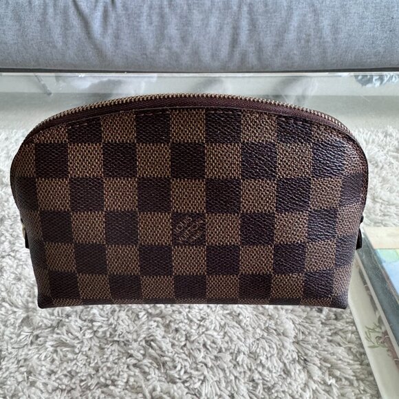 Authentic Louis Vuitton Damier Ebene Cosmetic Pouch - Picture 1 of 9
